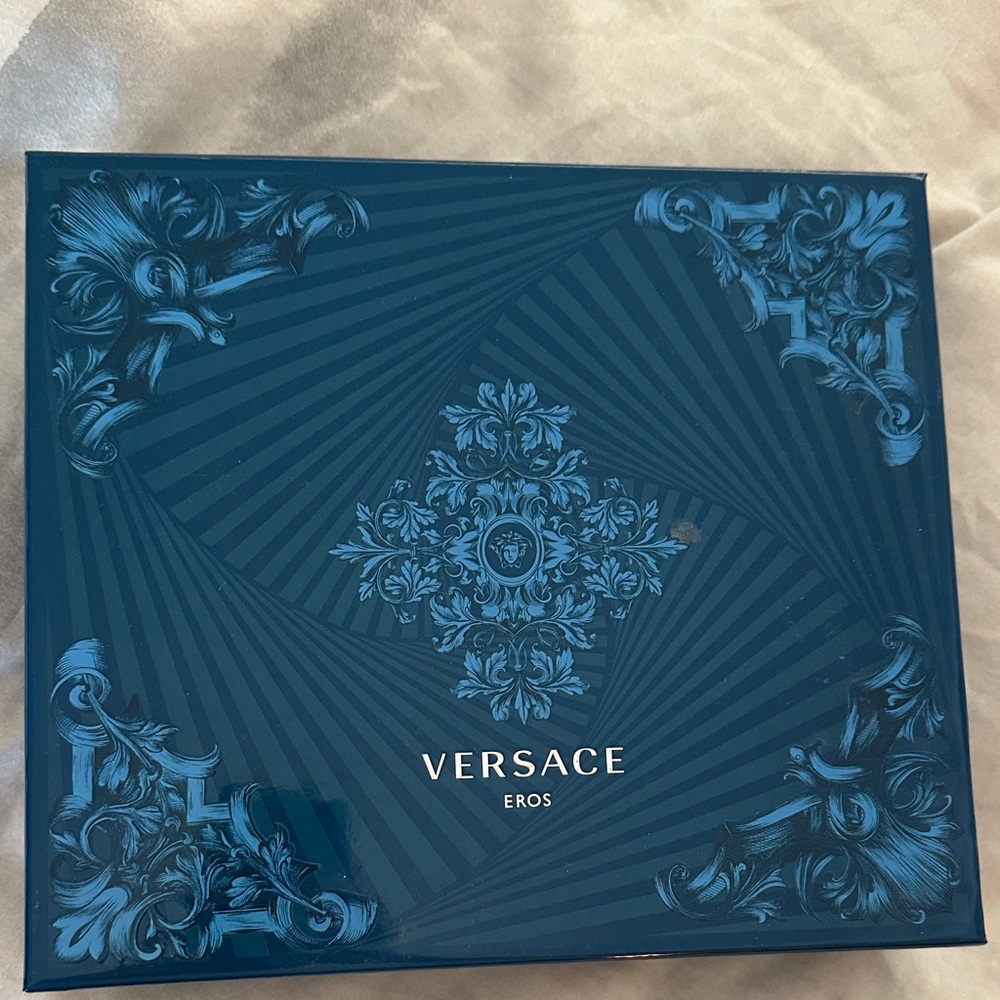 Versace Eros Blue Decorative Box After Shave 3.4oz Eau De Toilette 3.4oz mens